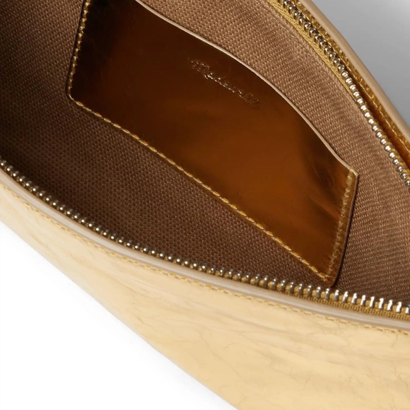 Madewell Slouch Mini Shoulder Metallic Gold cute 🥰 - Picture 7 of 12